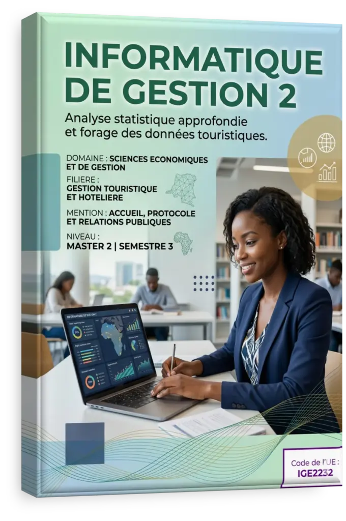 Étudiant en informatique de gestion travaillant sur des tableaux de bord.