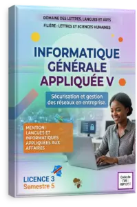 Informatique générale appliquée en milieu professionnel V