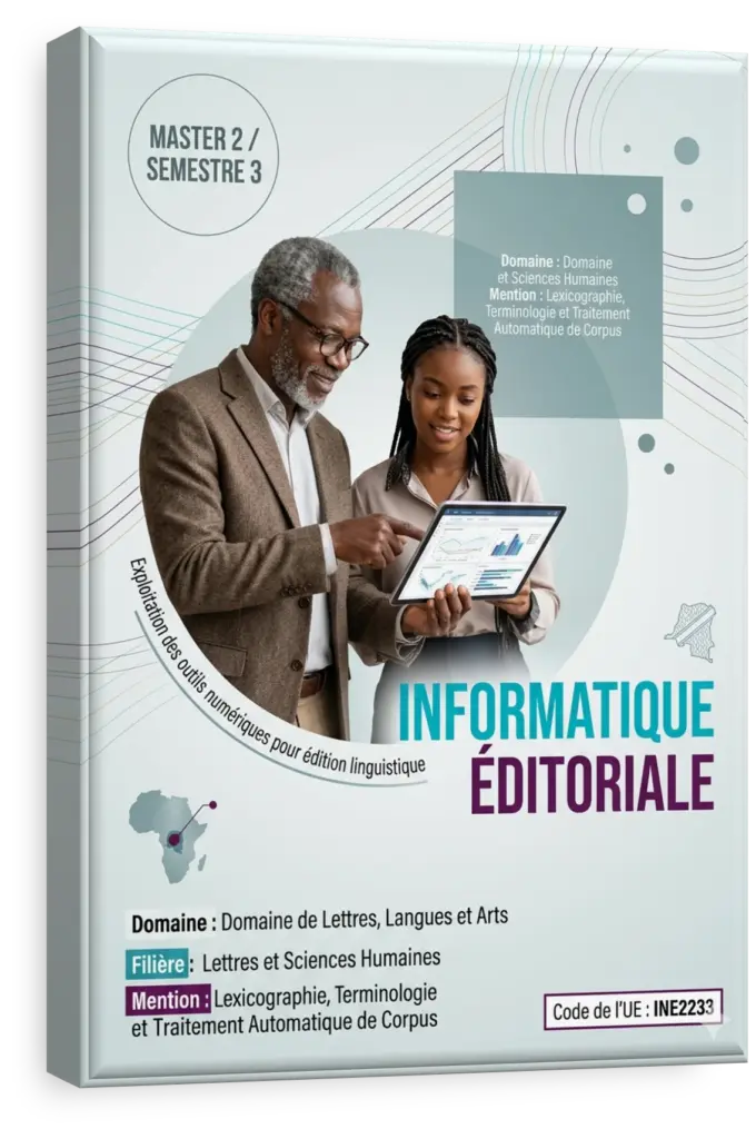 Étudiants en Informatique Éditoriale en RDC utilisant des logiciels de mise en page.