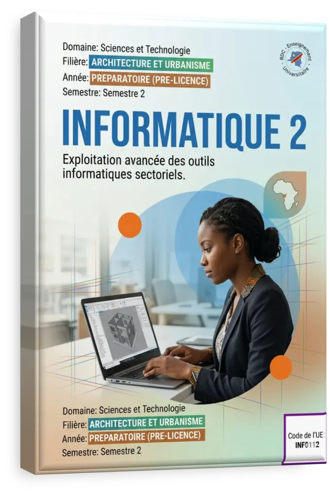 Étudiant en RDC programmant pour un cours de calcul scientifique.