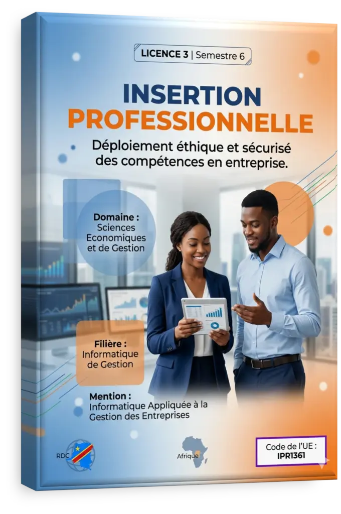 Étudiants en technologie en RDC préparant leur insertion professionnelle.