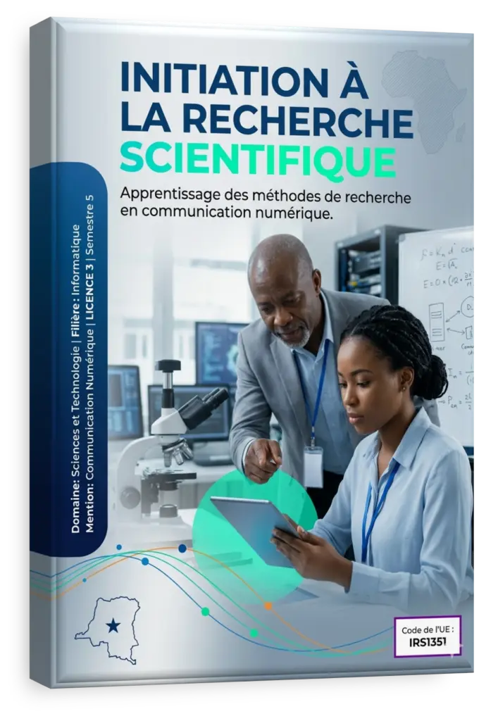 Étudiants en RDC suivant un cours sur la méthodologie de la recherche scientifique.