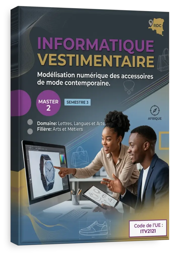 Étudiant utilisant un logiciel de CAO pour la conception de vêtements sur ordinateur.