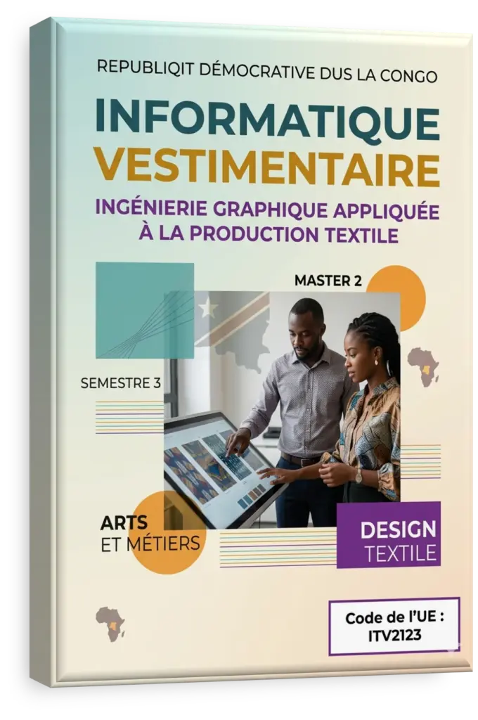 Étudiant utilisant un logiciel de CAO pour la conception d'un vêtement sur ordinateur.