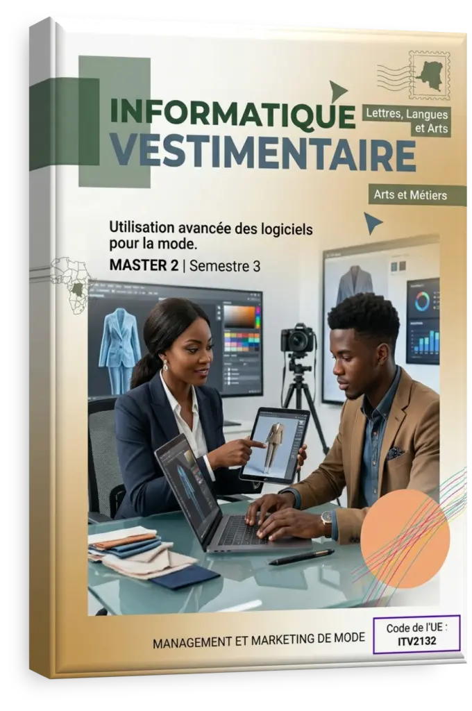 Étudiant en RDC présentant un projet de vêtement intelligent.