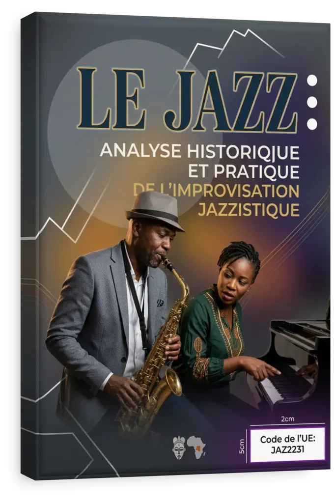Étudiants en musique jouant du jazz dans une université en RDC.