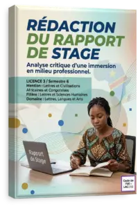 Rédaction du rapport de stage