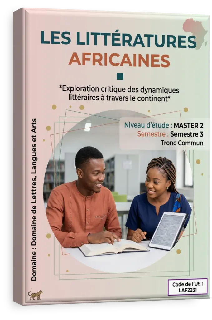 Collection de livres représentatifs des littératures africaines.