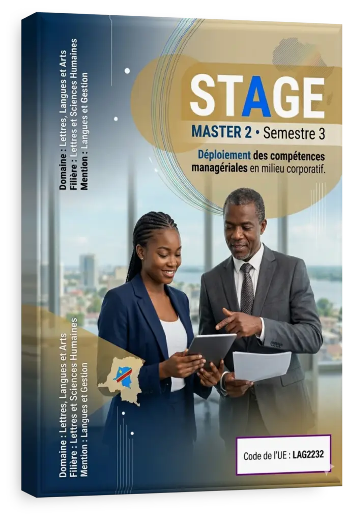 Étudiants en stage dans une entreprise en RDC.