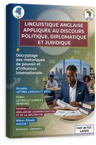 Linguistique anglaise appliquée au discours politique, diplomatique et juridique