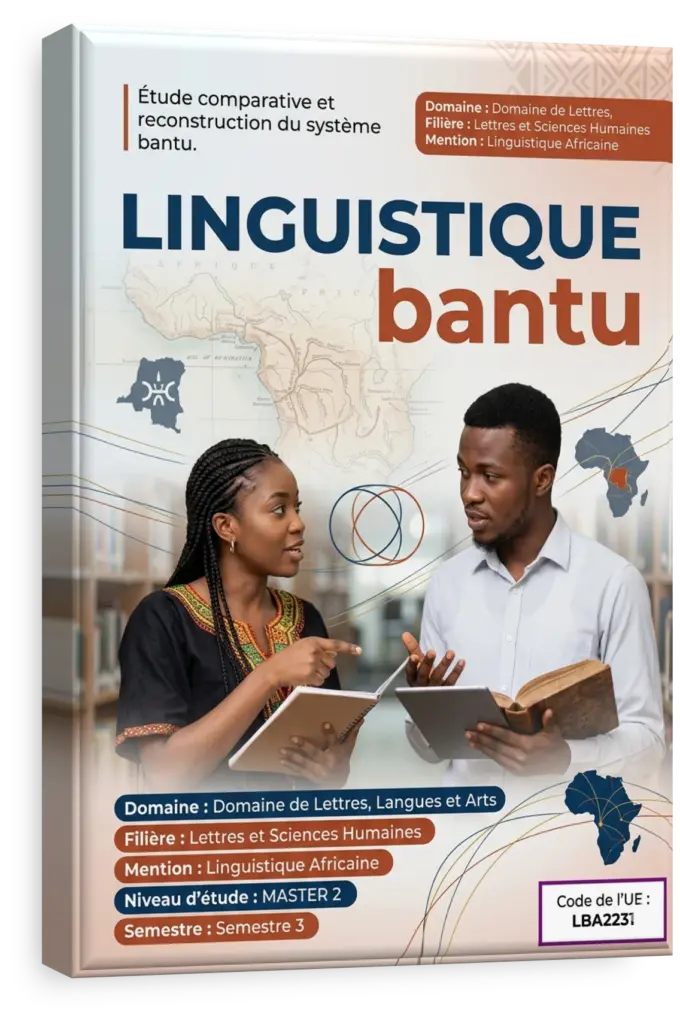 Carte de la dispersion des langues bantu en Afrique.