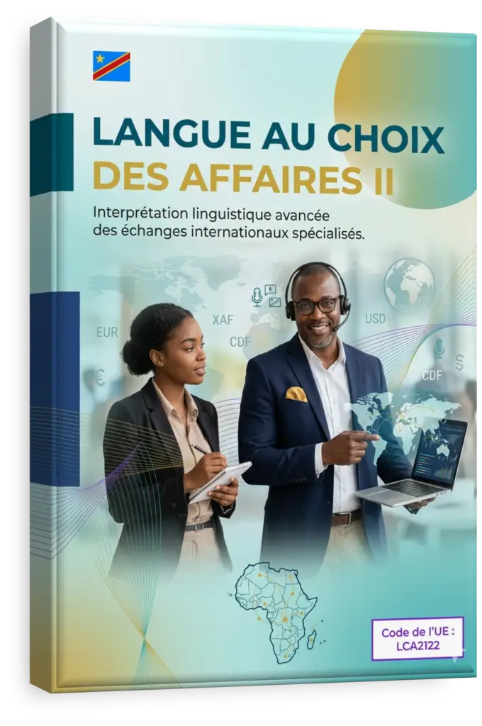 Étudiants en RDC participant à un cours de langue des affaires.