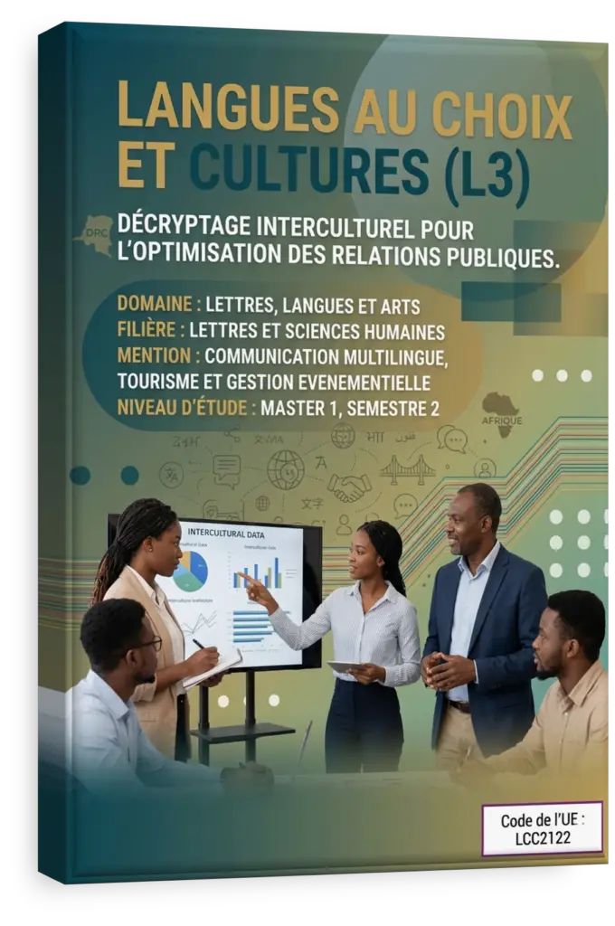 Étudiants en RDC discutant avec une délégation internationale dans un contexte professionnel.