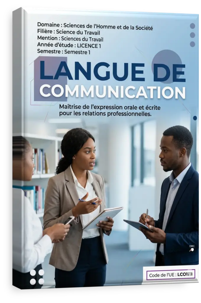 Étudiants en communication dans un environnement technologique en RDC.