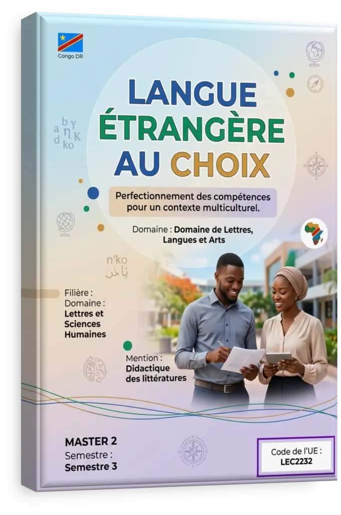 Étudiants en RDC suivant un cours de langue étrangère.