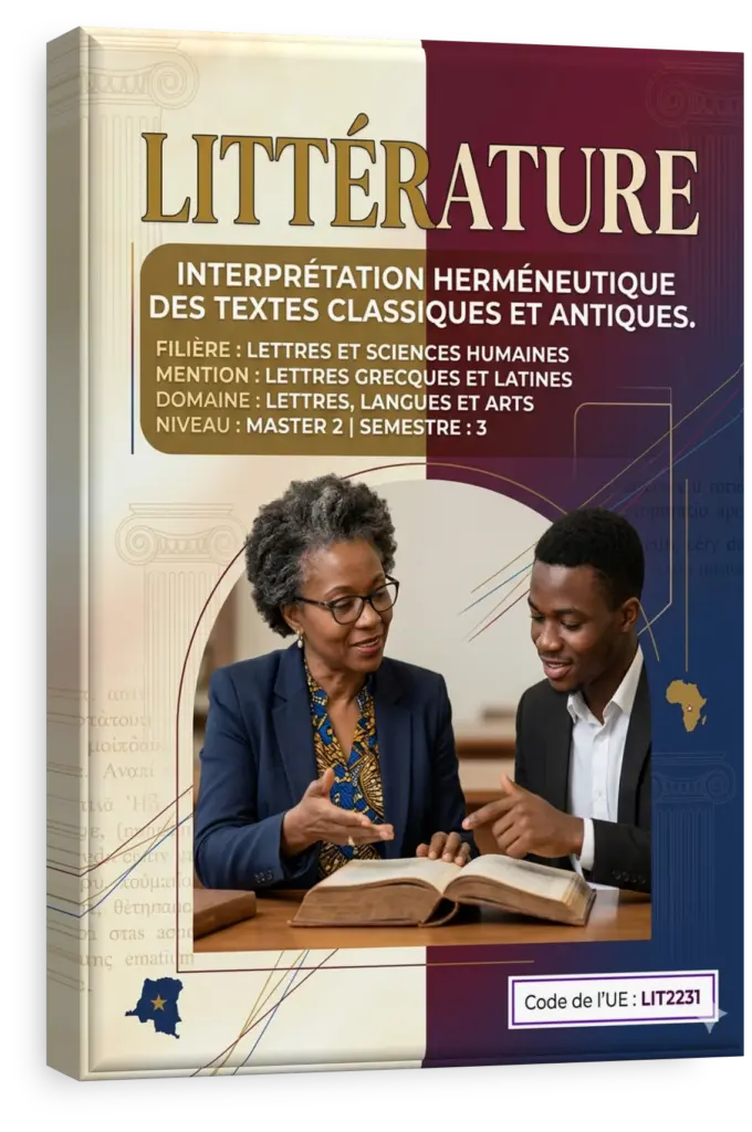 Étudiants en RDC analysant des textes littéraires anciens.