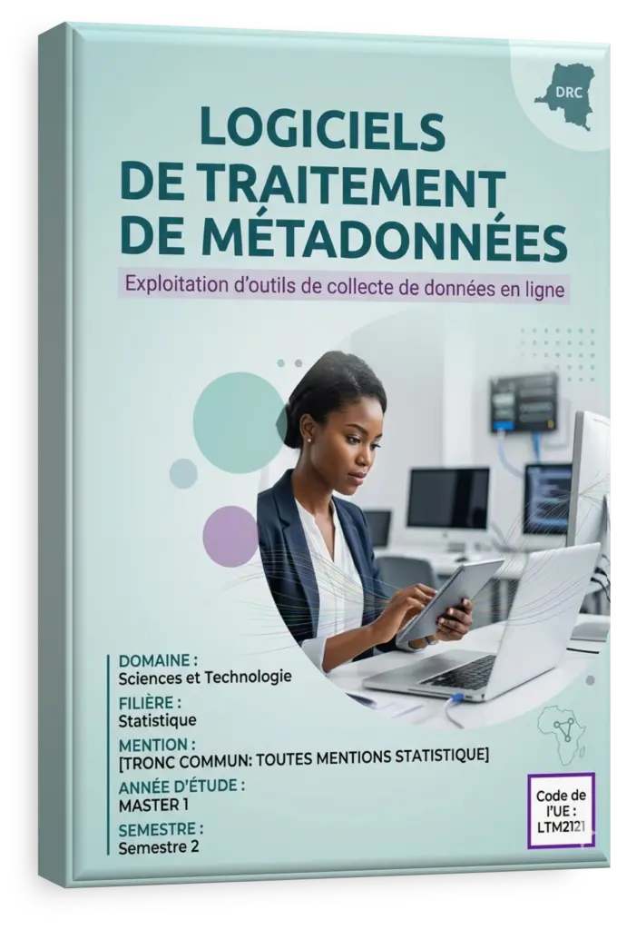 Schéma illustrant le processus de traitement des métadonnées : collecte, vérification par IA et archivage.