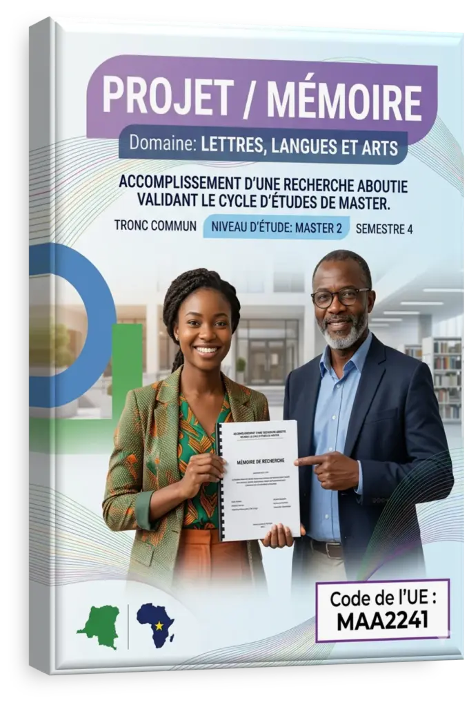 Étudiant présentant son mémoire de fin d'études devant un jury universitaire.