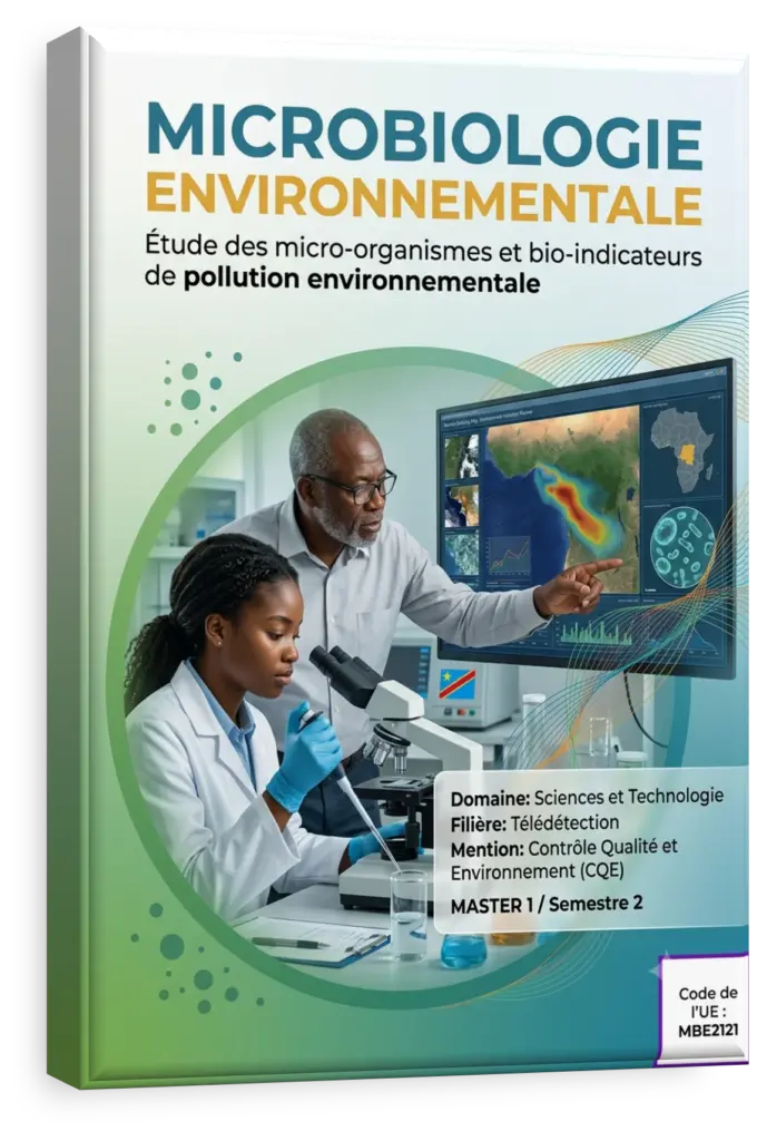 Étudiant en laboratoire de microbiologie analysant des échantillons d'eau.
