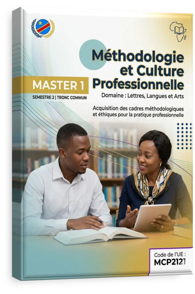 Étudiants en Méthodologie et Culture Professionnelle en RDC.