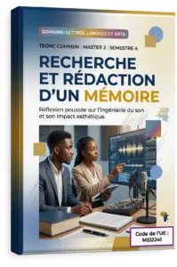 Recherche et rédaction d'un mémoire