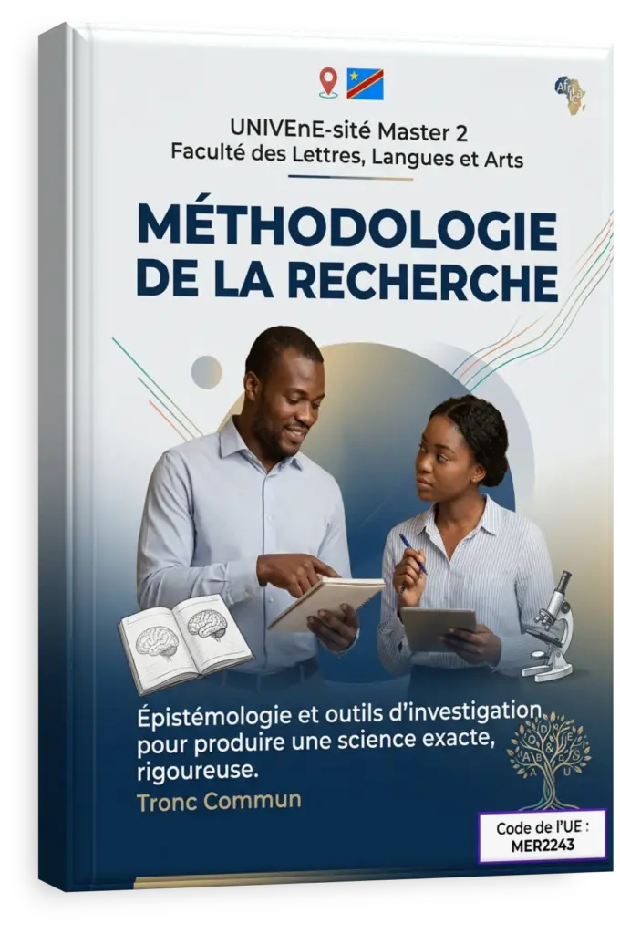 Étudiants en RDC suivant un cours de méthodologie de la recherche.
