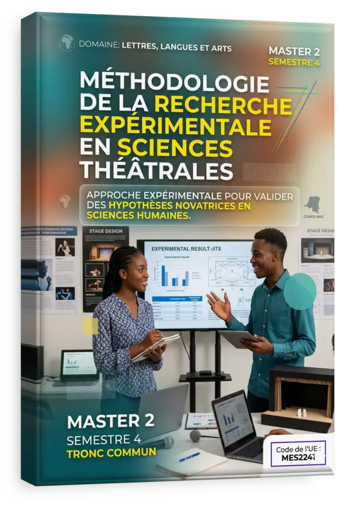 Étudiants en arts du spectacle discutant d'un projet de recherche en RDC.