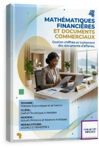 Mathématiques financières et documents commerciaux