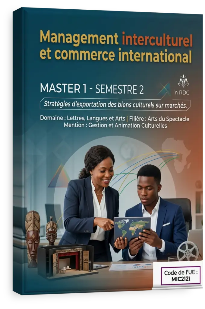 Étudiants en management interculturel discutant de commerce international.