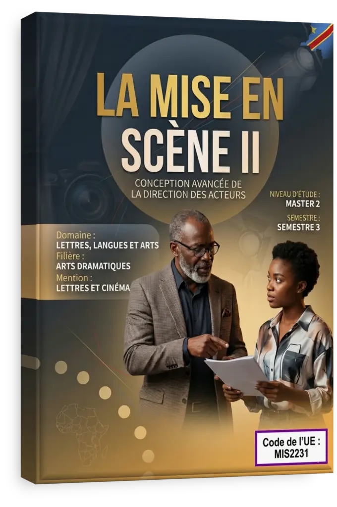 Un réalisateur donnant des instructions à une actrice sur un plateau de tournage.