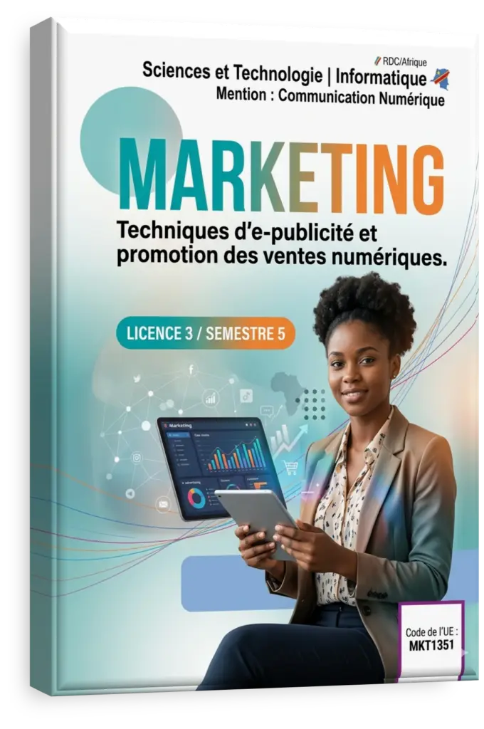 Étudiants en RDC suivant une formation universitaire en marketing.