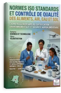 Normes ISO standards et contrôle de qualité des aliments, air, eau et sol