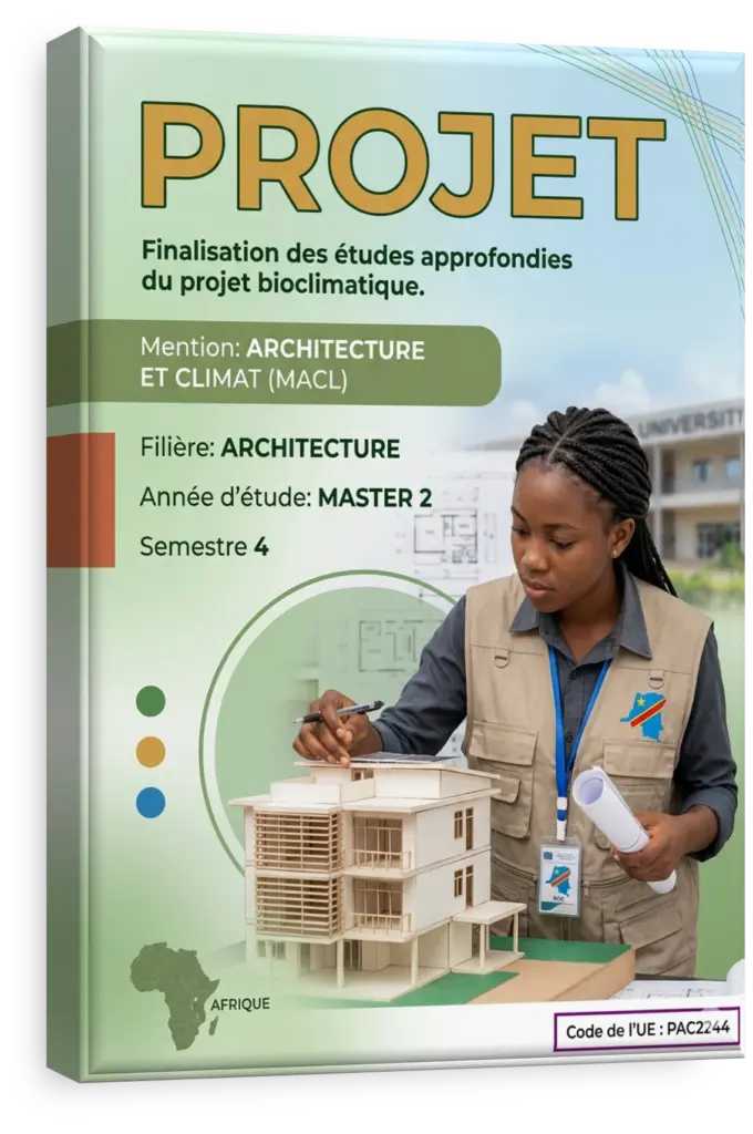 Maquette d'un bâtiment écologique à énergie positive sur un plan de travail.