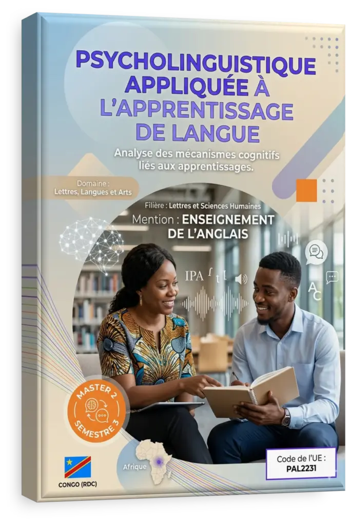 Cerveau humain avec des connexions neuronales et des mots de différentes langues.