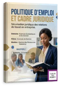 Politique d'emploi et cadre juridique