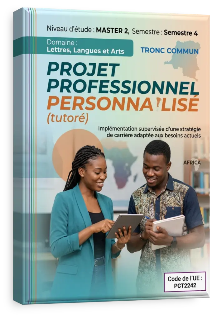 Étudiants en Lettres, Langues et Arts travaillant sur leur projet professionnel tutoré.
