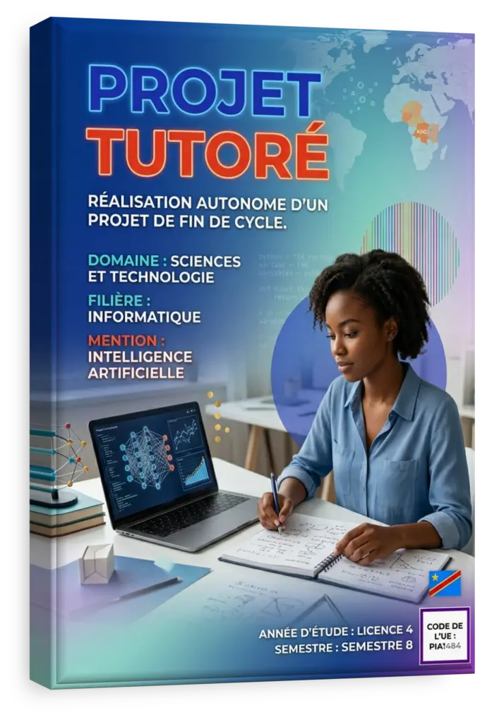Étudiants en sciences et technologie travaillant sur un projet d'intelligence artificielle.