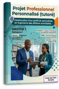 Projet Professionnel Personnalisé (tutoré)