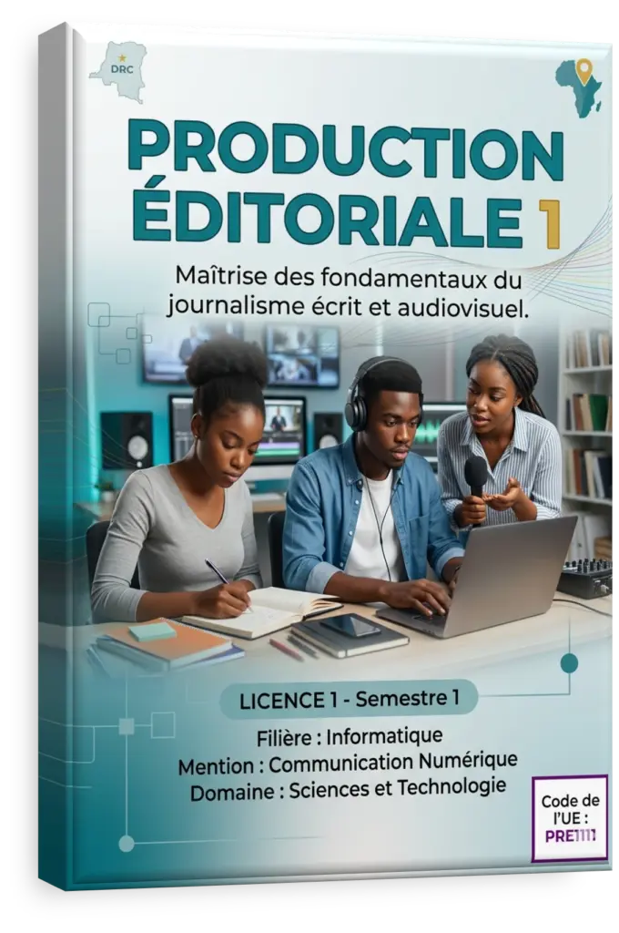 Étudiants en journalisme travaillant sur la production de contenu multimédia.