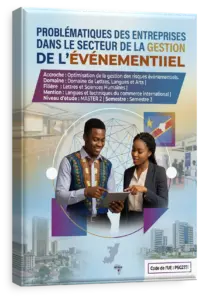 Problématiques des entreprises dans le secteur de la gestion de l'événementiel