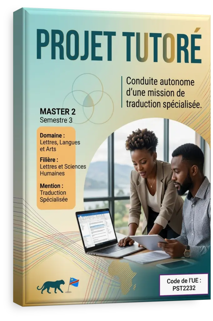 Étudiants en RDC travaillant sur un projet de traduction multilingue.