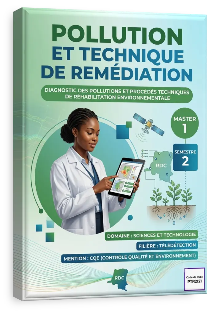 Scientifique analysant un échantillon de sol dans un champ verdoyant, symbolisant la remédiation environnementale.