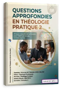 Questions approfondies en Théologie Pratique 2
