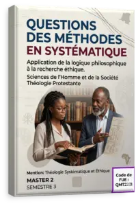 Questions des méthodes en théologie systématique