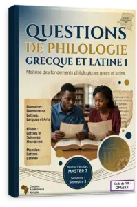 Questions de philologie grecque et latine 1
