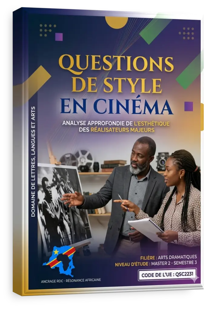 Clap de cinéma ouvert devant une caméra de film vintage.