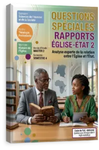 Questions spéciales Rapports Église-État 2