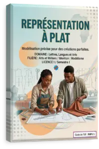 Représentation à plat