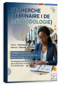 Recherche (Séminaire I de méthodologie)