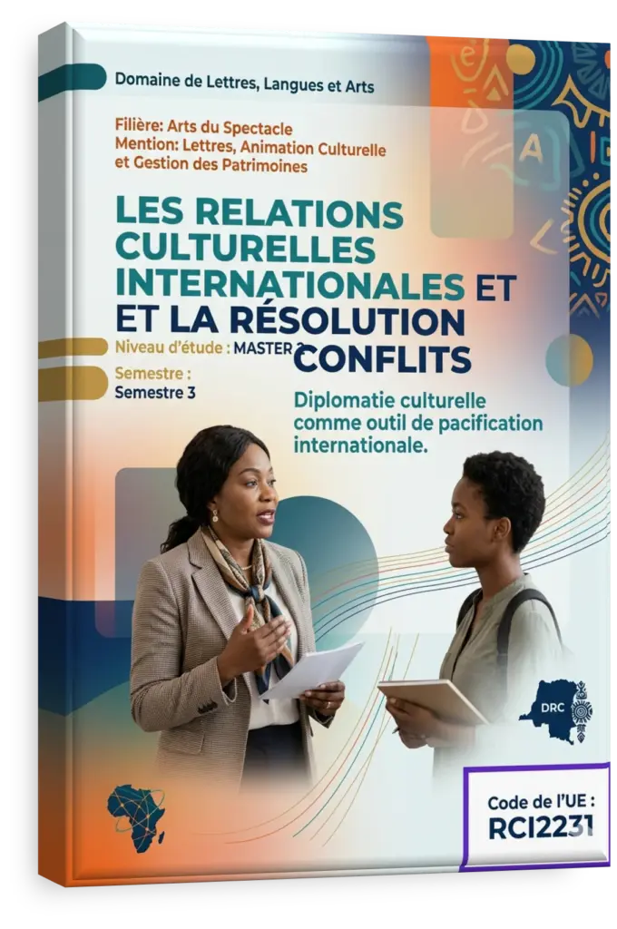 Étudiants en arts de la scène collaborant sur un projet culturel en RDC.